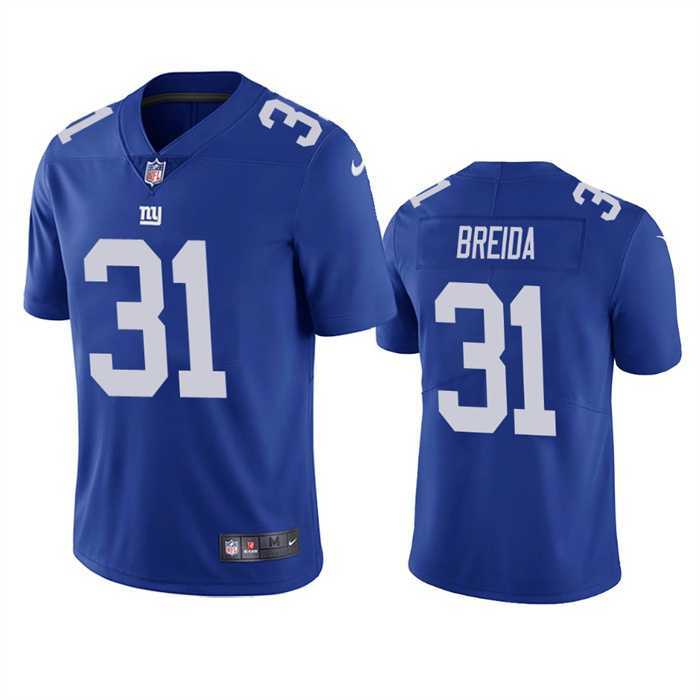 Men & Women & Youth New York Giants #31 Matt Breida Blue Vapor Untouchable Limited Stitched Jersey